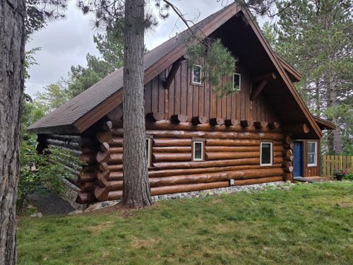 Chinking for 218 Painting & Log Restoration LLC in Britt, MN