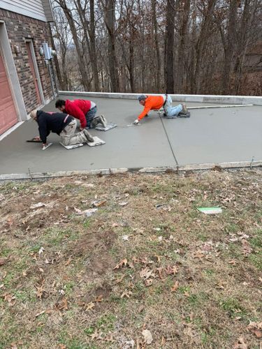 Porches, Patios, & Firepits for Whitfield Concrete Construction in Solsberry, IN