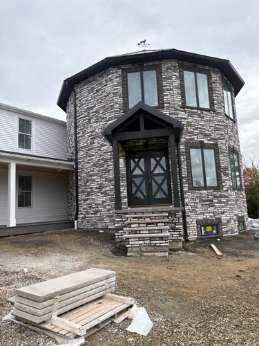 Stone and Block Veneers for RS Masonry LLC in Akron, Ohio