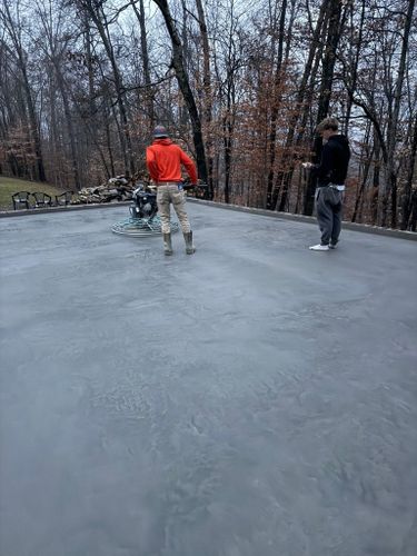 Porches, Patios, & Firepits for Whitfield Concrete Construction in Solsberry, IN