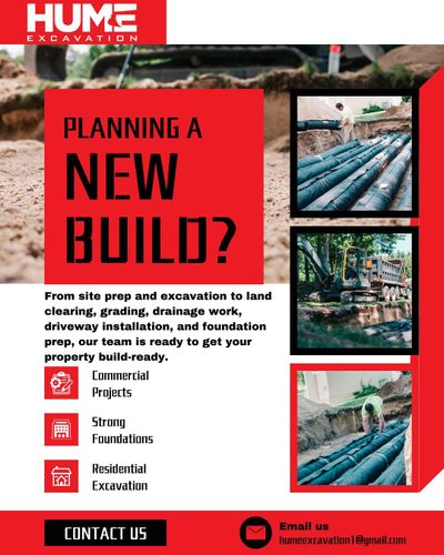 Land Grading for Hume Excavation in North Hampton, NH