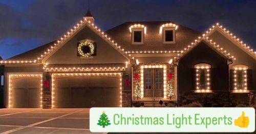 Christmas Lights Installation for Guzman's Landscaping Services in Austin, TX