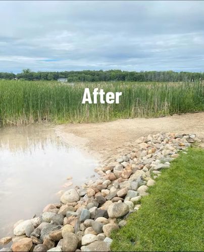 Shoreline Cleaning for JT’s Underwater Landscaping in Brainerd, MN