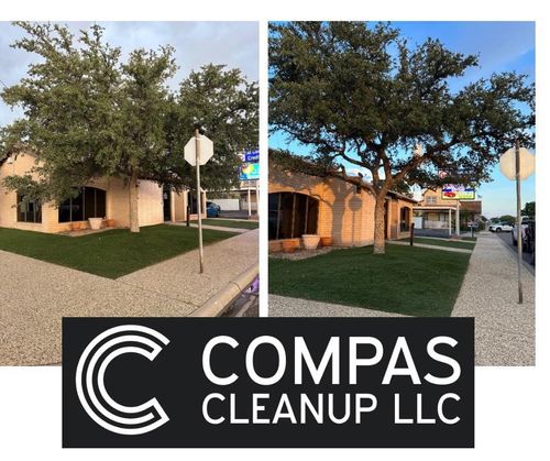 Tree Removal for Compas Cleanup in McCamey, TX
