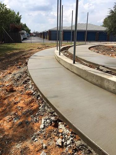 Sidewalk Installation for Midcities Concrete in Arlington, TX