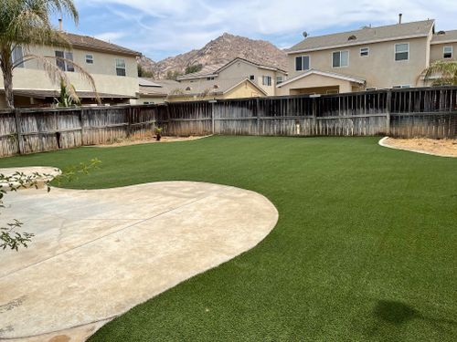 Pet-Friendly Turf for Aidan Jade Landscaping in Riverside County, CA