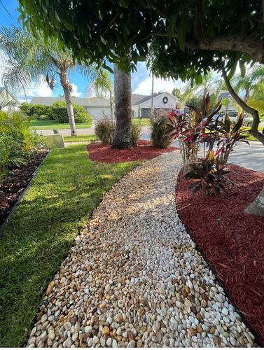 Mulch Installation for Verimay's Garden and Landscaping in Hillsborough County, FL