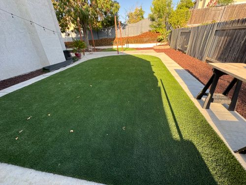 Artificial Turf Installation for Aidan Jade Landscaping in Riverside County, CA