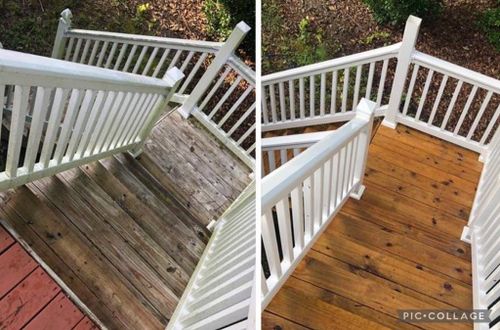 Deck and Fence Restoration for Calvert Clean Up, Pressure Washing & Hauling LLC in Pasadena, MD