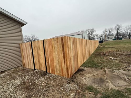 Wood Fences for Illinois Fence & Outdoors in Kewanee, IL