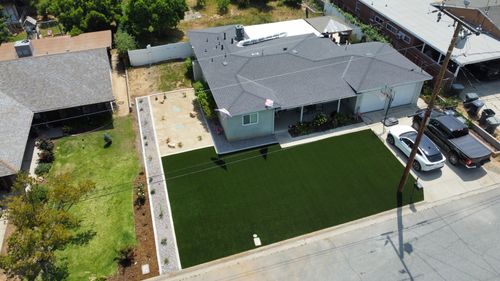 Concrete Edging for Aidan Jade Landscaping in Riverside County, CA