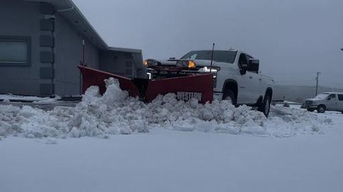 Snow Plowing for Blades of Glory LLC in Cheshire, CT