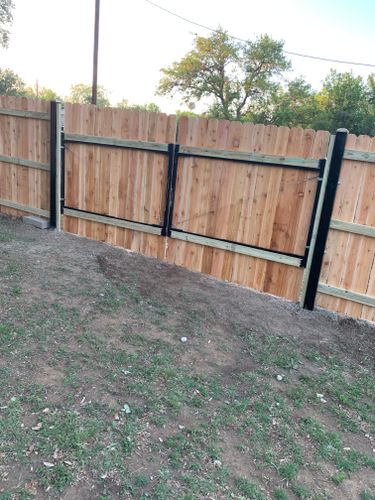 Fencing for J and R Co. in San Antonio,  TX