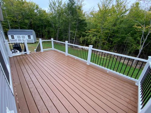 Deck Repairs for Eagle Services LLC in Casco, ME