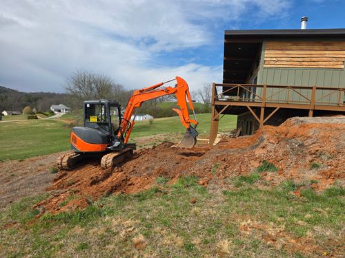 Site Grading for DC Excavation in Jackson County, NC