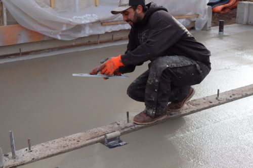 Concrete Slab Construction for TJR Concrete and Construction in Bend, OR