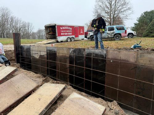 Basement, Block-Wall, Poured-Wall, & Other Foundations for Whitfield Concrete Construction in Solsberry, IN