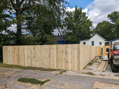 Fencing for GT Builders in Henryville, IN