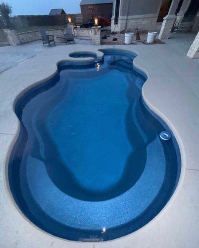 Fiberglass Pool Shells by Liberty Pools for Kinetic Pools in Corpus Christi, TX