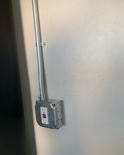 Interior outlet installations for ORCO Electrical Contractors LLC in Mesa, AZ