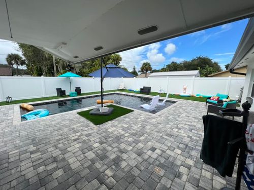 Hardscapes for Cunningham's Lawn & Landscaping LLC in Daytona Beach, Florida