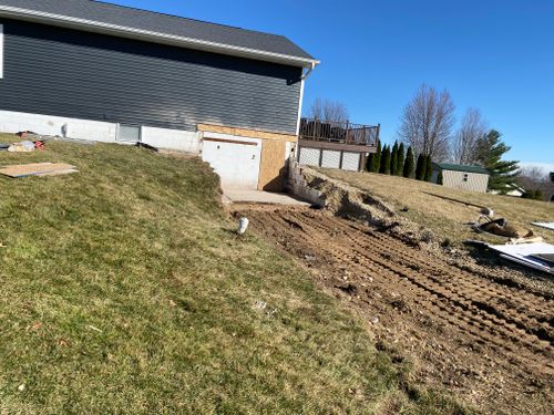 Drain tile for TDC Excavating in Dubuque, IA