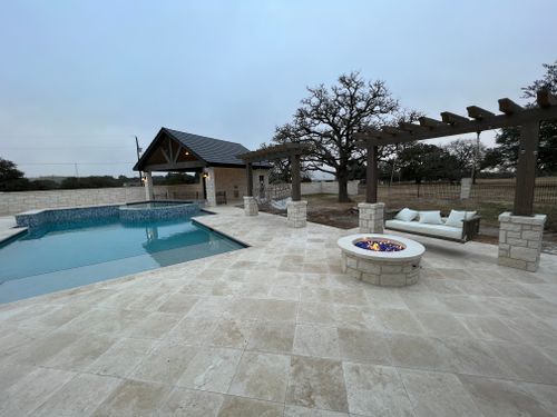 Outdoor Living Spaces for ABEL Custom Build & Design, LLC. in New Braunfels, TX