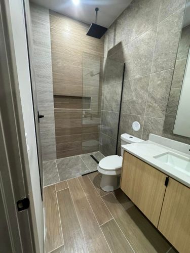 Tiling for Ck&PRO Construction Inc. in El Paso, TX