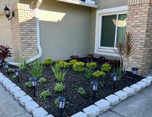 Mulch Installation for Verimay's Garden and Landscaping in Hillsborough County, FL