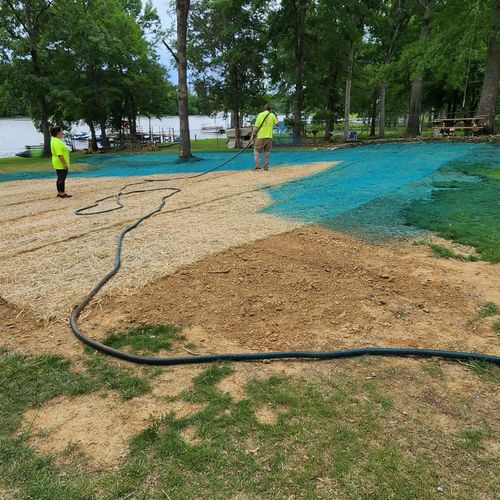 Sod Layouts for Muddy Paws Landscaping in Elgin, SC