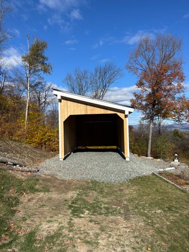 Deck and Patio Construction for Cushman Brook Construction in Dalton, NH