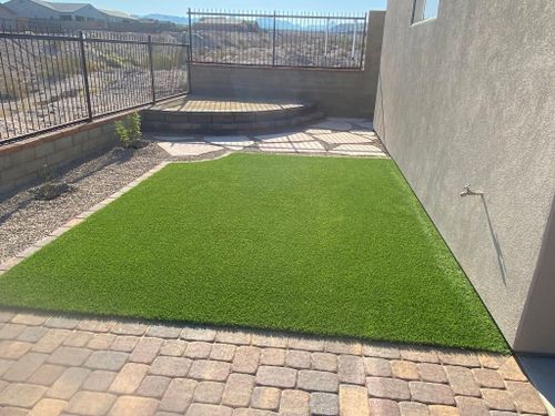 Artificial Turf Installation for Infinity Concepts Landscaping in Bullhead City, AZ