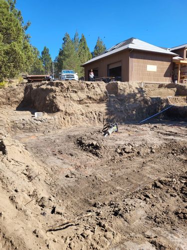 Excavation for TJR Concrete and Construction in Bend, OR