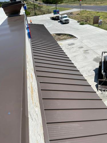 Metal Roofing for Double RR Construction in Royse City, TX