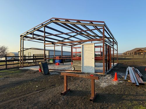 Metal Building Welding and Fabricating for BCS Metal Construction LLC in Springtown, TX