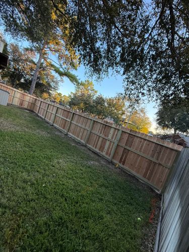 Fence Installation for Kingdom Fence in Houston, TX