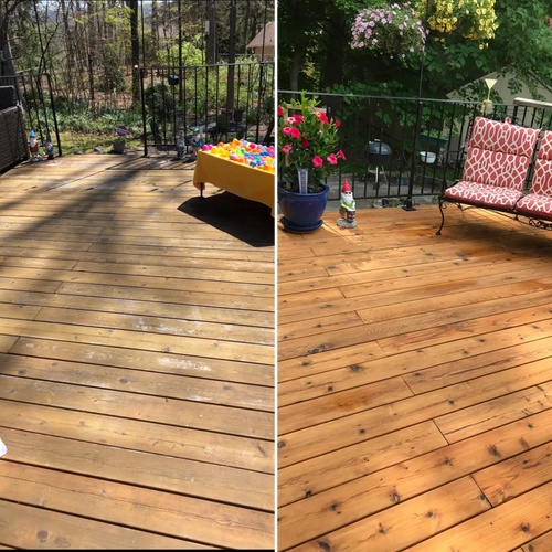 Deck Restoration for Crawford’s Painting llc in Cleveland, TN
