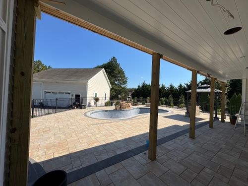 Patio Design & Construction for Broker Post Ground Crew in Sussex County, DE