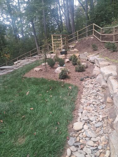 Mulch Installation for Rescue Grading & Landscaping in Marietta, SC