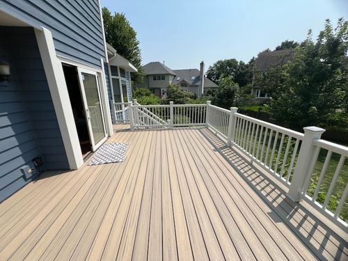 New Deck Build for WoodCor Carpentry in Buffalo Grove, IL