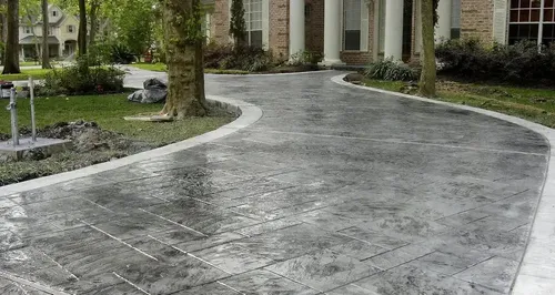 Stamped Concrete Installation for Limon Pro Concrete in Manor, TX