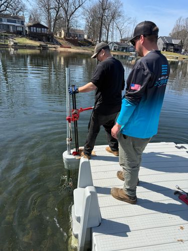 Boat Dock Installation and Removal for Wagner's Lift & Dock Shop LLC in Watervliet, MI