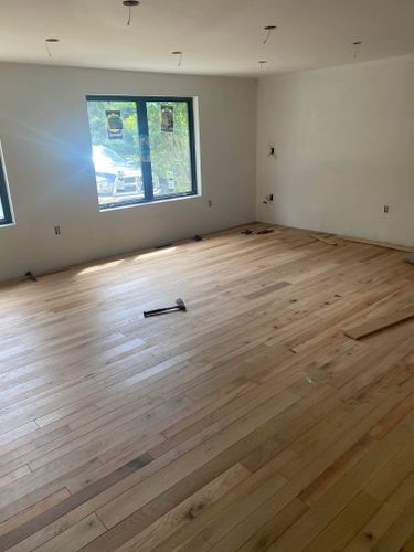 Floor Installation for AA Family Construction in Lebanon, NH