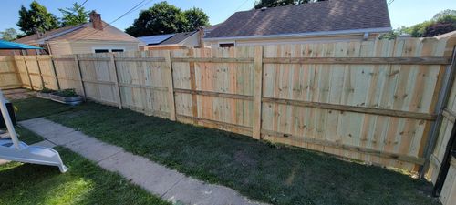 Fence Installation for Friedrich Fence in Sterling, IL