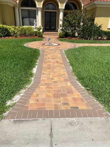 Paver Walkways  for Fafa's Omega Brick Pavers in Lakeland, FL