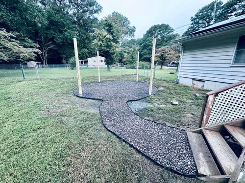 Rock Install for Nate's Property Maintenance LLC  in Lusby, MD