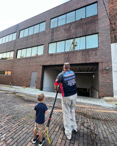 Commercial Window Cleaning for ProTech Pressure Wash LLC in Clinton Township, MI