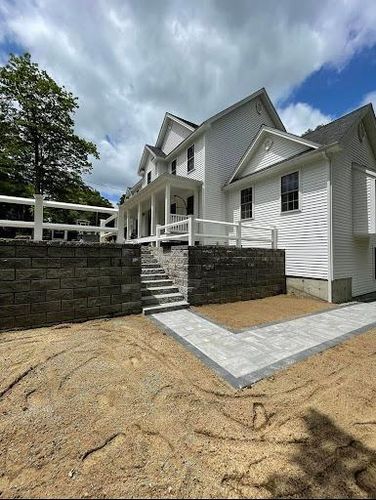 Walkway Installation for Z. Hastings Landscape Construction in Templeton, MA