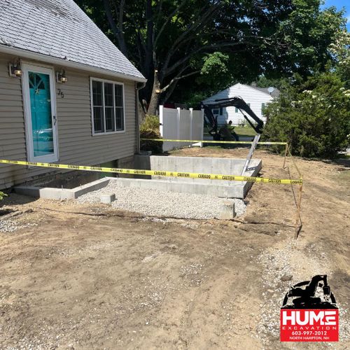 Septic System Installation for Hume Excavation in North Hampton, NH