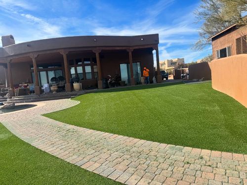 Residential Artificial Turf Installation for Kanelo's Hardscape and Landscape Services in Buckeye, AZ